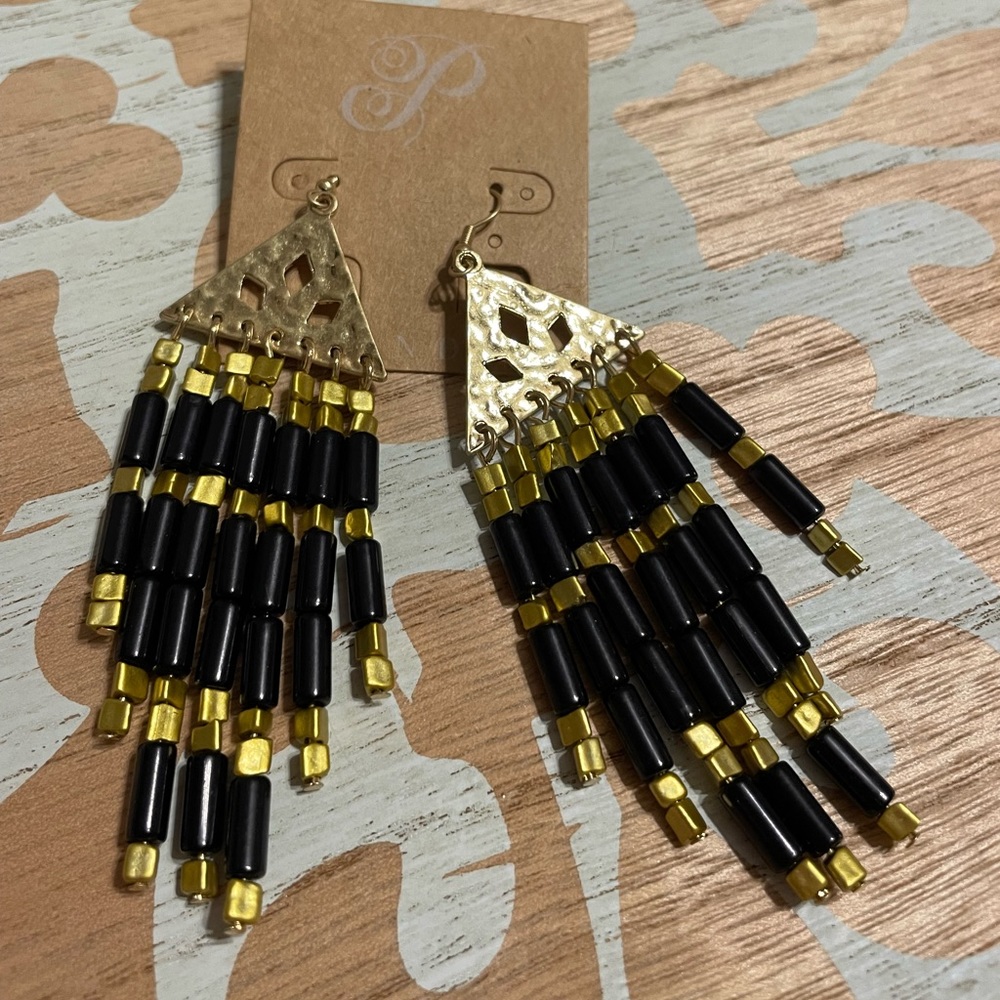 Plunder Beaded Dangle Earrings